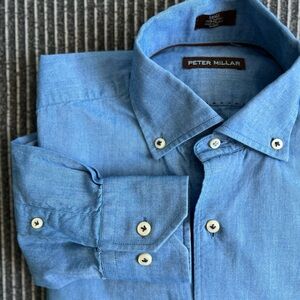 PETER MILLAR crown men’s taylor butten down t-shirt
